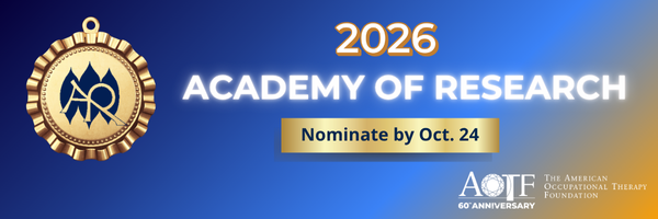 2026 Academy of Research Nominate By Oct. 24